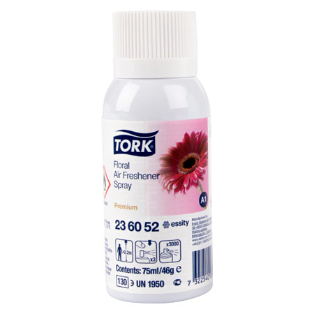 Tork Lufterfrischer Spray für Spender A1, Blütenduft, 75 ml