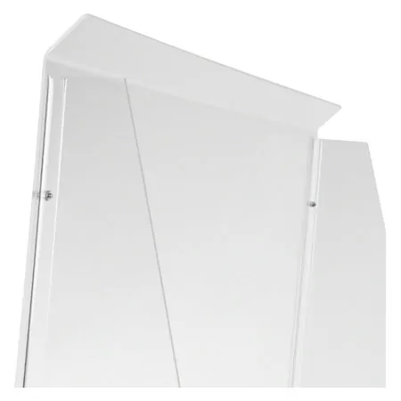 Hygiene Schutzwand aus Acrylglas 58x86x30 cm, mit Durchreiche 40x11 cm