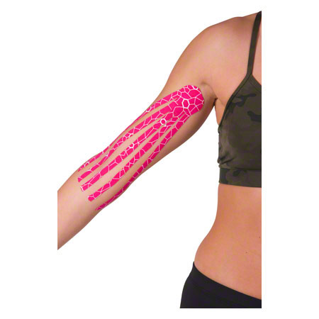 Thera-Band Kinesiology Tape XactStretch, 5 m x 5 cm, rot/schwarz