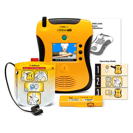 Defibtech Defibrillator Lifeline VIEW AED mit Display, Vollautomat