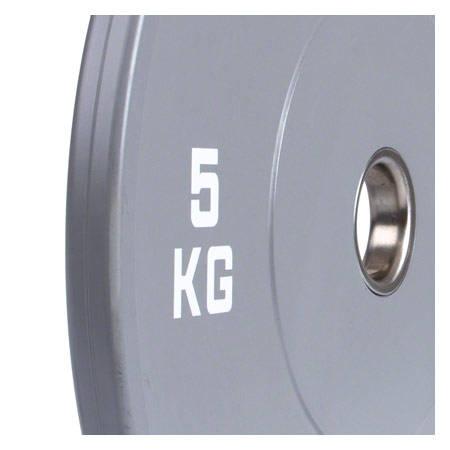 Hantelscheibe Olympia Bumper Plate, 50 mm, 5 kg,