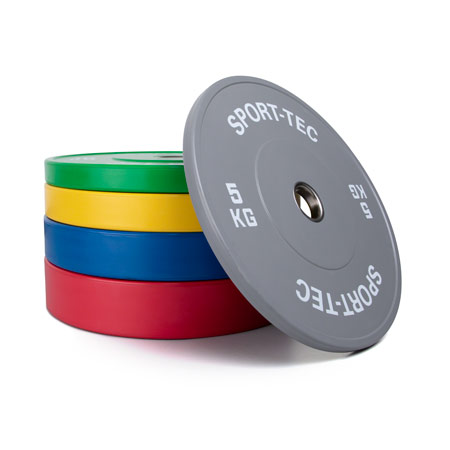 Hantelscheibe Olympia Bumper Plate, 50 mm, 5 kg,