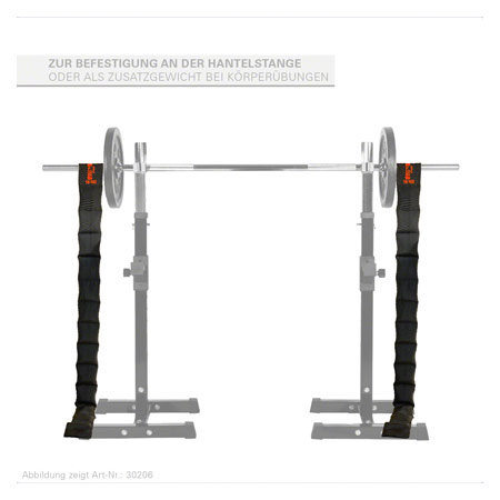 HeavyPack Gewichtsgurt 8 kg, 1800 x 82 mm
