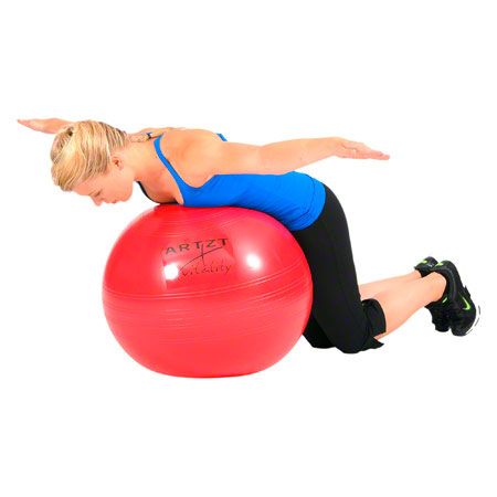 ARTZT vitality Fitness-Ball Standard, ø 55 cm, rot