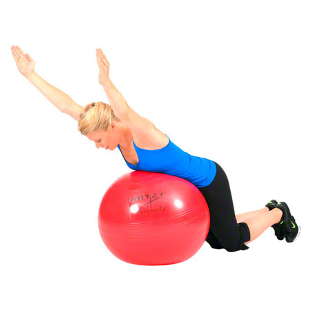 ARTZT vitality Fitness-Ball Standard, ø 55 cm, rot