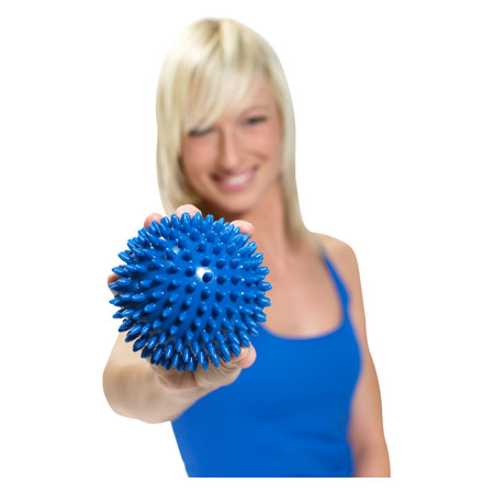 ARTZT vitality Massage-Ball mit Ventil, Ø 10 cm, blau, 2 Stück