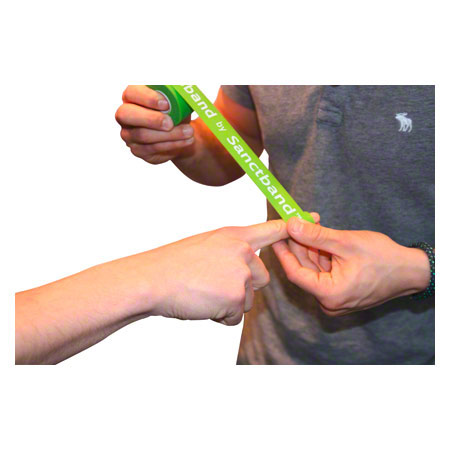 Flossband Level 1, 2m x 2,5 cm, leicht, grün