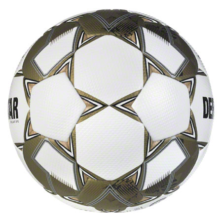 Derbystar Fußball Brilliant APS v24, Größe 5, weiss/gold