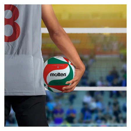 Molten Volleyball Wettspielball V5M4000-DE, Größe 5