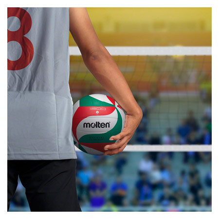 Molten Volleyball Trainingsball V5M1500, Größe 5