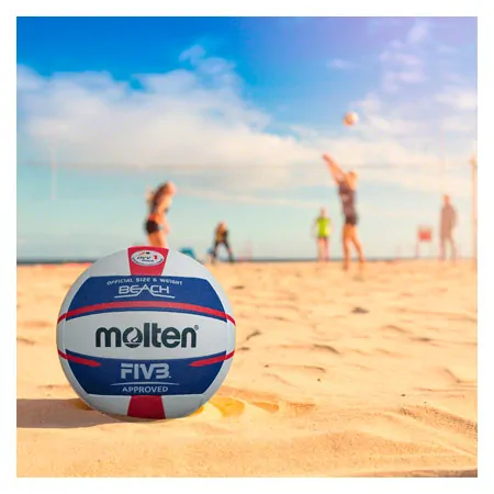 Molten Beachvolleyball Top Wettspielball V5B5000-DE, Gre 5