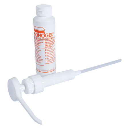 Abfüllpumpe für Ultraschallgel inkl. 250 ml Dosierflasche für 5 und 10 l Kanister