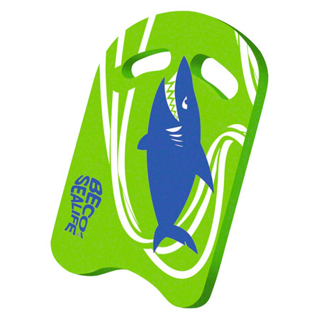 BECO-SEALIFE Kickboard Schwimmbrett SHARKY, 47x31x3,6 cm