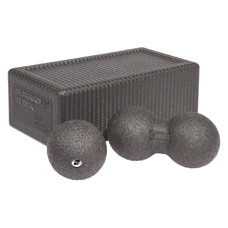 BLACKROLL Block-Set, 3-tlg., 1 BLACKROLL Block, 1 BLACKROLL Ball DUO, 1 BLACKROLL Ball  8 cm