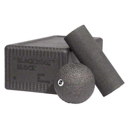 BLACKROLL Block-Set, 3-tlg., 1 BLACKROLL Block, 1 BLACKROLL Mini, 1 BLACKROLL Ball  8 cm