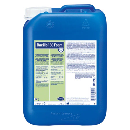 Bacillol 30 Foam Flächen-Desinfektionsmittel, 5 l