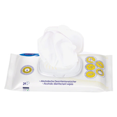 Bacillol 30 Sensitive Tissues Flächen-Desinfektionstücher, 20x18 cm, 24 Stück
