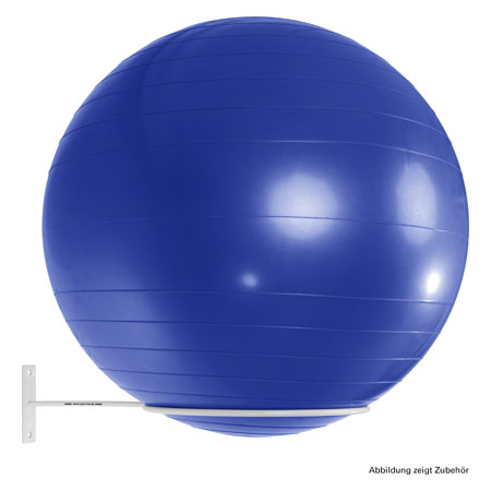 Ballhalter ø 30 cm für 1 Gymnastikball bis max. 85 cm, weiß