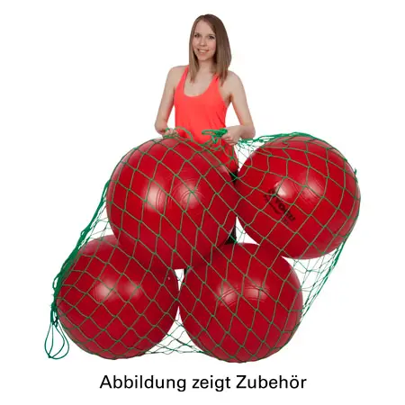 Ballnetz für 4 Gymnastikbälle, grün