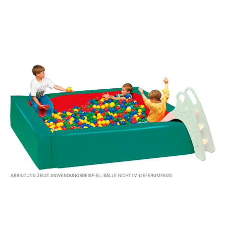 Ballpool, 225x225x50 cm, Füllmenge ca. 6000 Bälle