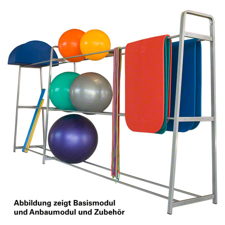 Ballregal Exklusiv Anbaumodul zur Basismodul-Erweiterung, 135x62x180 cm