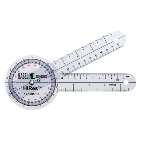 Baseline Goniometer Winkelmesser, Schenkellänge 20 cm
