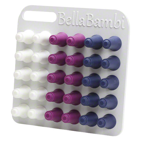 BellaBambi mini profi, SENSITIVE wei 10 Stck, INTENSE blau 10 Stck, REGULAR orchidee 10 Stck