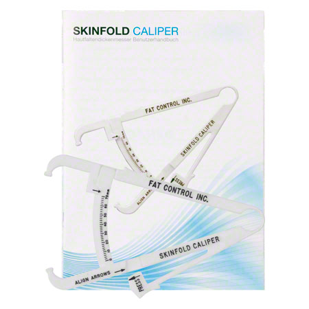 Caliper Hautfaltenmessgerät mit Benutzerhandbuch