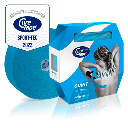 CureTape Giant Classic, 31,5 m x 5 cm, wasserfest, blau