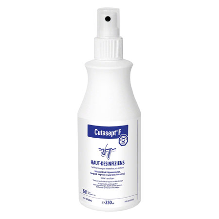 Cutasept F Hautdesinfektionsmittel, 250 ml berkopfsprhflasche