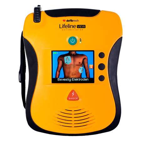 Defibtech Defibrillator Lifeline VIEW AED mit Display, Halbautomat