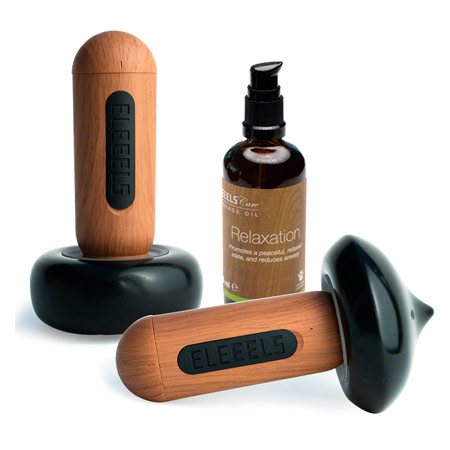 Eleeels Hot Stone Massagestbe-Set, 3-tlg.