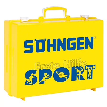 Erste-Hilfe-Koffer Multisport nach DIN 13157, inkl. Wandhalterung