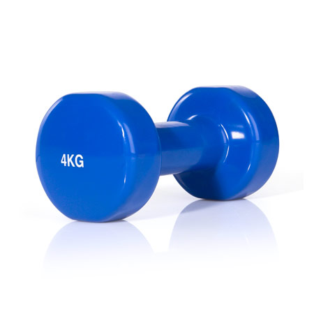 Fausthantel, 4 kg, blau, Stck