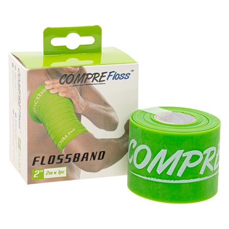 Flossband Level 1, 2 m x 5 cm, leicht, grün