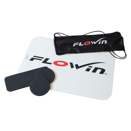 Flowin Fitness Trainingsmatte inkl. Tasche und Gleitpads
