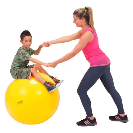 GYMNIC Gymnastikball,  75 cm, gelb