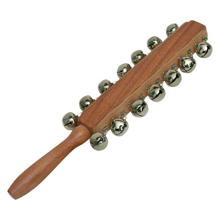 Glockenbaum aus Hartholz, 14 Glöckchen