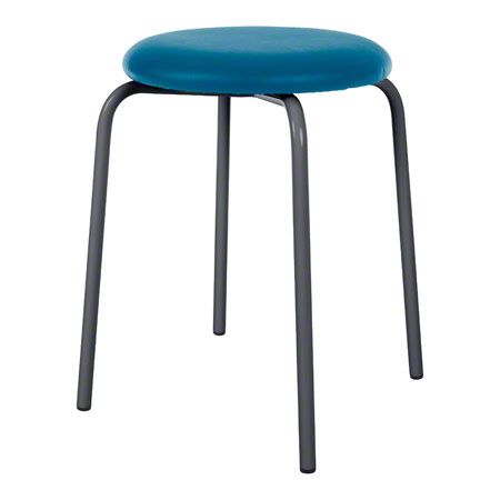 Gymnastikhocker Standard mit Polster,    38 cm, Gestellfarbe anthrazit