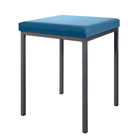 Hocker mit Polster, LxB 40x40 cm, Gestellfarbe anthrazit