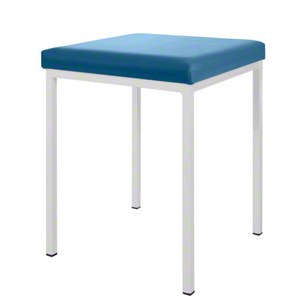 Hocker mit Polster, LxB 40x40 cm, Gestellfarbe wei�