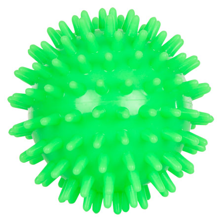 Igel-Ball, ø 7 cm, neon-grün, soft