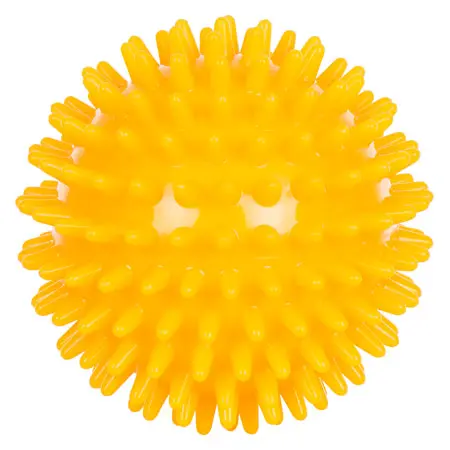 Igel-Ball,  8 cm, gelb, mittel