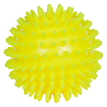 Igel-Ball,  8 cm, neon-gelb, soft