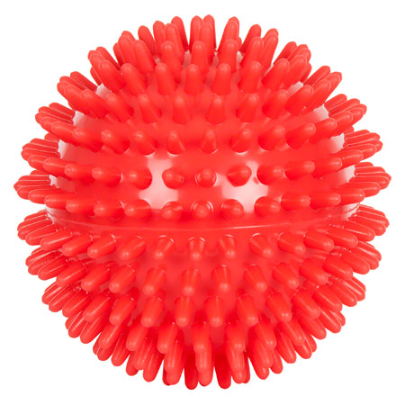 Igel-Ball, ø 9 cm, rot, mittel