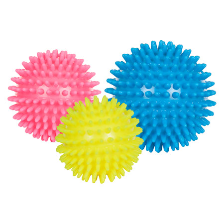 Igel-Ball soft, 3er Set: je 1x ø 8 cm, ø 9 cm, ø 10 cm
