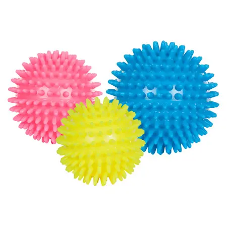 Igel-Ball soft, 3er Set: je 1x  8 cm,  9 cm,  10 cm