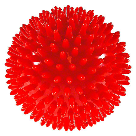 Igelball, ø 9 cm, rot