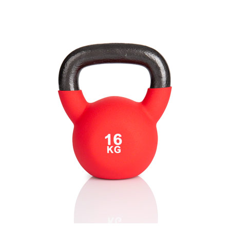 Kettlebell, 16 kg, rot