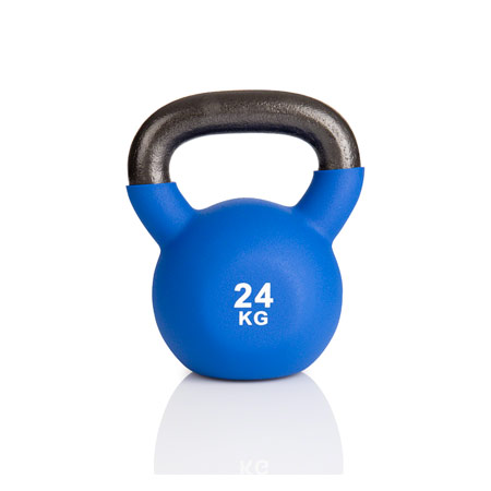 Kettlebell, 24 kg, blau